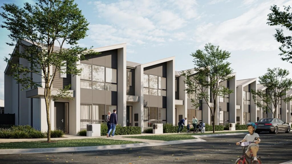 Terrace-style homes offered for sale at Riverlea housing estate north of Adelaide